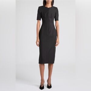 Alexander McQueen Sheath Midi Dress